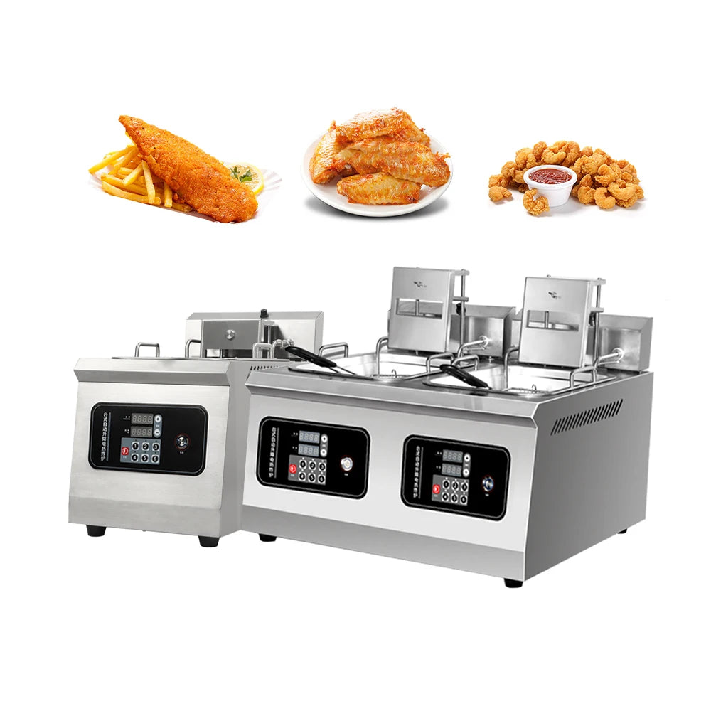 Deep Fryer Automatic Basket Lift Electric Deep Fryer for Sale