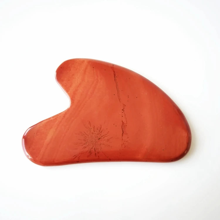 DIY 2026 Red jasper Gua Sha Heart Shape Gua Sha Stone