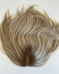 Virgin European Human Hair Silk Base Topper Highlights Color Dark Hair Root Jewish Silk Base Topper for White Women