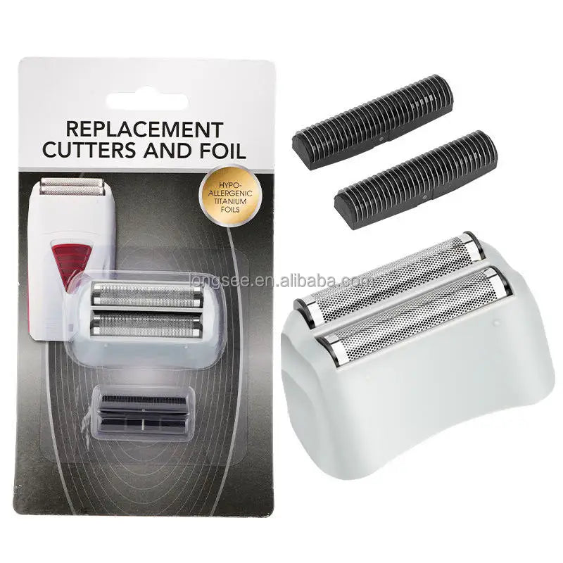 Hot Sale for LS17155 Electric Shaver Replacement Foil Cutter Stainless Steel Double Edge Blades Washable Compatible for