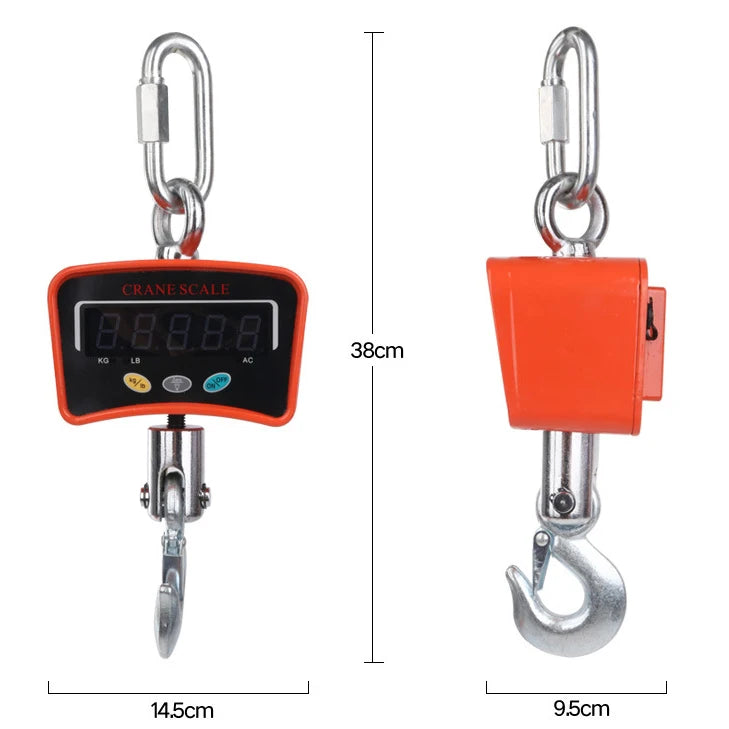 Hot Sale 500kg CE Portable Small Mini Hanging bluetooth Digital Crane Scale