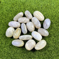 Factory Price Healing 2-3cm Reiki Crystal Tumbles Quartz Irregular Blue Moon Tumble Stones for Home Decoration