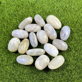 Factory Price Healing 2-3cm Reiki Crystal Tumbles Quartz Irregular Blue Moon Tumble Stones for Home Decoration