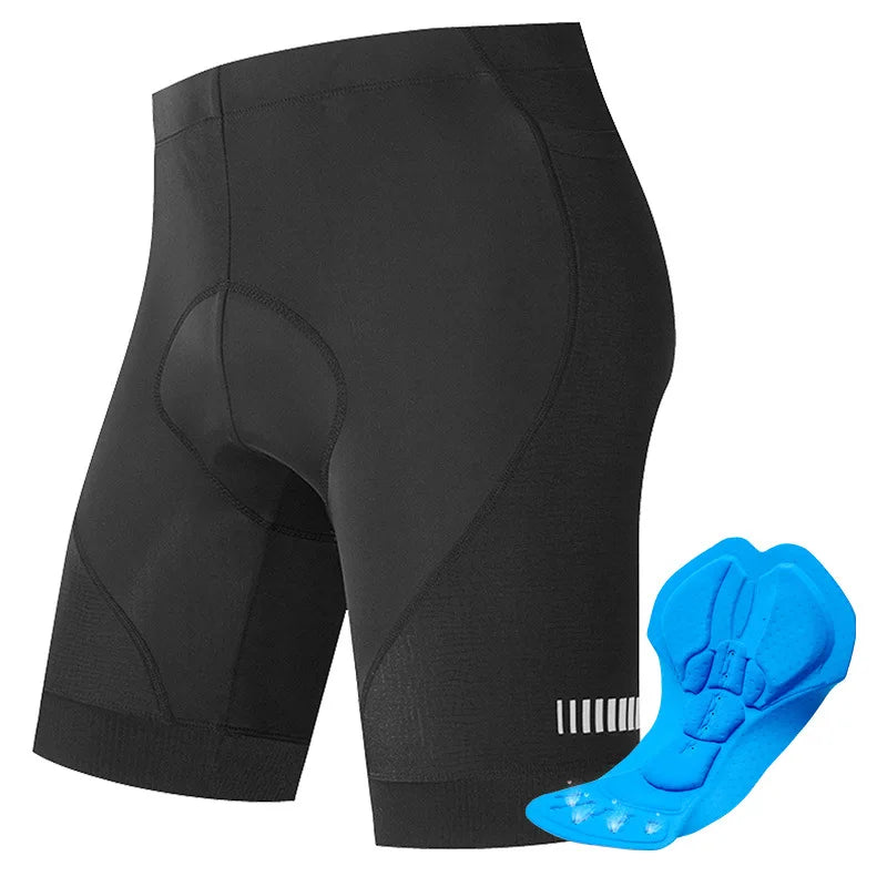 New Man Spring Summer New Cycling Biker Shorts With Pocket Reflective Road Cycle Sportswear Customer logo European Plus Size