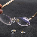 MEIJIN MJK47 Eco-Friendly PVC Material Heart Pattern Locking Universal Nose Pads 13.1x7.4mm Eyewear Accessories