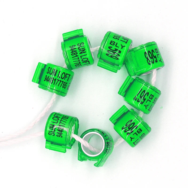 Pretty and Colorful NL Pigeon Rings With GPS App Racing Bands Bird Pigeon