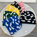 Winter Korean Style 100% Acrylic Knitted Hat Fashionable Breathable Waterproof Button Jacquard Brimless Rolled for Women MegaBDM