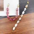 Deepeel L1-76 31cm Handbag Accessories Gem Handle Chain for Bag Acrylic Bag Chains
