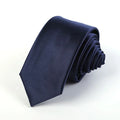 Top Quality Woven Plain Cravate Luxury Corbatas Azul Marina Neckties Plain Neck Tie Solid Color 6cm Width Tie Solid Color Tie