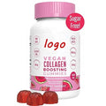Private Label Vegan Organic Vitamin a C Collagen Boosting Gummies for Hair Skin & Nail Health