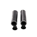 Ningbo HUALONG Smooth Leather Custom Bike Grips Foam PU Leather HL-G110 85 100 110 130mm