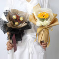 DIY Heart Shape Acrylic Ball Flower Bouquet Chocolate Wrapping Packaging Wedding Mothers Day Valentine's Day Gift Party Favors