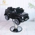 Children's Adjustable Height Barber Chair Heavy Duty Steel Frame Modern Design Professional Hydraulic Pump Commercial Use Salon