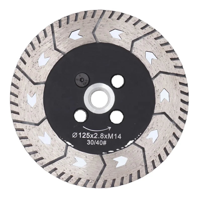 5"/125mm GC1 Diamond Circular Grinding and Cutting Saw Blade for Granite Quartz Marble Tile Diamond Grinding Cutting Disc