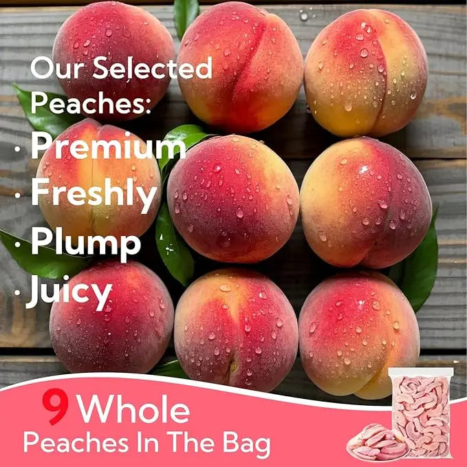 Factory Supply Freeze-Dried Sweet Peach Cubes Sliced Honey Peach Preserved Snack Fruit Vegetable Water Bulk Wholesale
