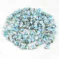 80CM Wholesale Natural Good Quality Chip Larimar Stone Beads for Woman Bracelets Making 8mm Irregular