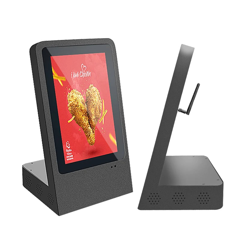 15.6 Inch Table Small LCD Digital Signage on Table Advertising Player Portable With Wifi