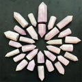 Wholesale Natural Healing Kunzite Point Crystal Wand Tower
