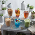 Eco-Friendly High Borosilicate Glass Tumbler Double Wall Insulated 450ml Dishwasher Safe for Tea & Coffee MegaBDM