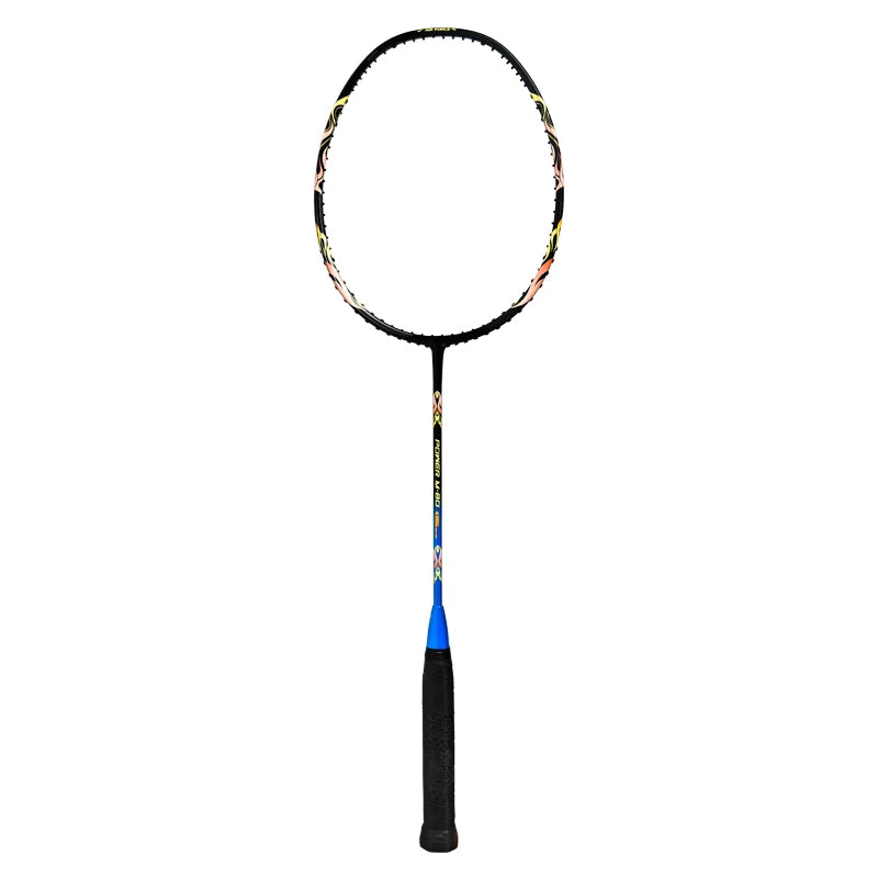 WHIZZ M-80 6U 70-75G Black Custom Full Carbon Fiber Badminton Rackets MegaBDM