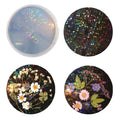 Laser Silica Gel Mold Anti Scald coaster Table Crystal Gel Drop Holographic Mold for DIY Manual Production