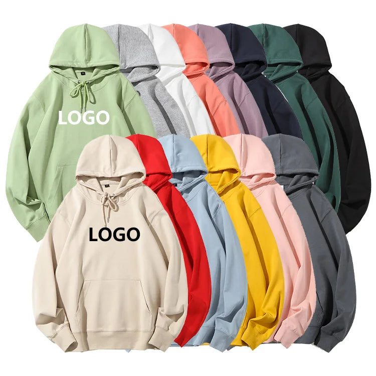 Wholesale Custom Designer Blank Solid Plus Size Pullover Essentials Cotton Men'S Hoodies Sweatshirts