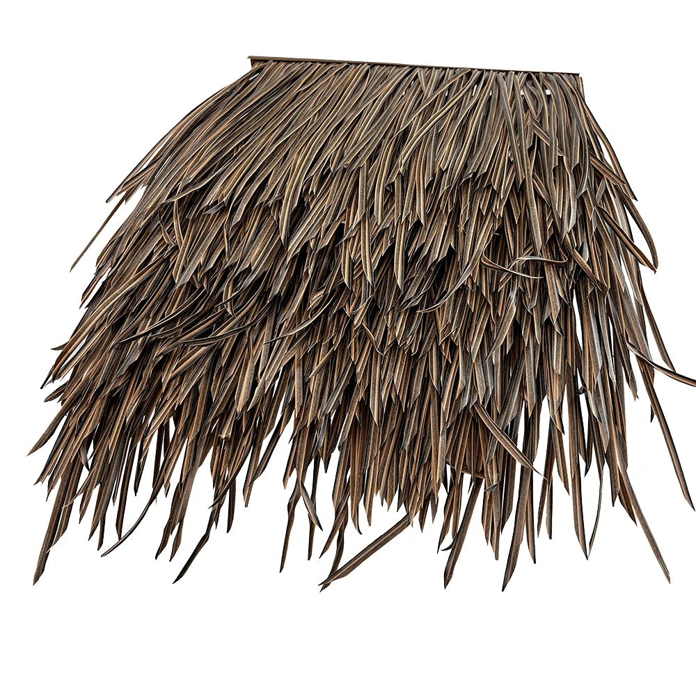 Wholesale Cheap Artificial Thatch Roll Weather Resistant Synthetic Thatch Roofing