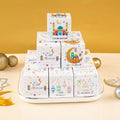 White Eid Mubarak Paper Candy Sweet Chocolate Gift Packaging Box for Eid Ramadan Party Decoration Gift Box