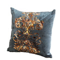 Plush Velvet Fabric Geometric Print Pattern Bronzing Design Pillow Cover Hot Selling Sofa Cover