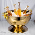 Wholesale Dependable Metal Stainless Steel Bar Custom Logo Ice Cooler Bucket Champagnes & Beer Ice Bucket