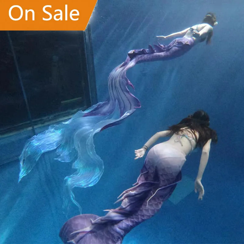 Factory Mermaid Skin Tail Costume Swimsuit Dress for Women Big Discount Bodysuit