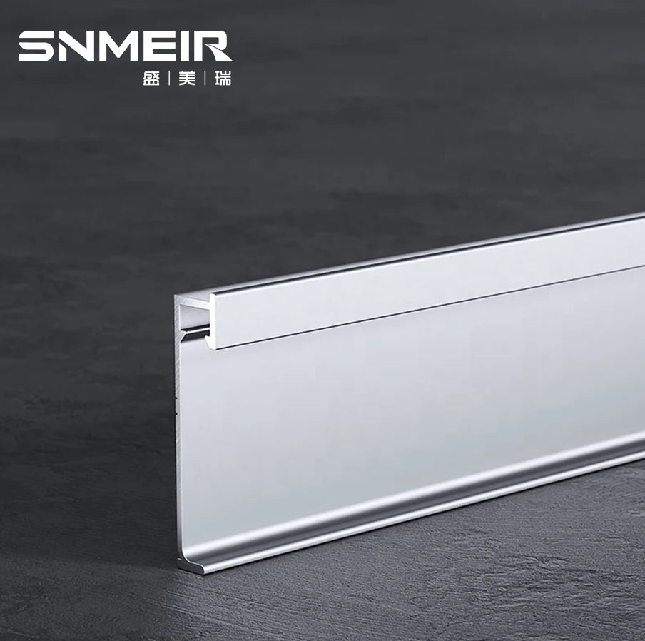 Aluminium Led Skirting Board Aluminum Alloy Baseboard With Led Lighting LED Skirting Board