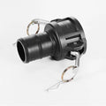 HT Factory C200 Plastic Camlock 2" Female Cam to 2" Male Hose Barb Connect