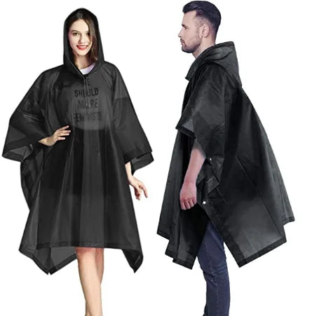 WOQI Rain Coat Poncho Wholesale Chinese Uniform Water Resistant Rip-Stop Material for Camping & Hiking