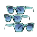 Luxury Retro Vintage Eyeglasses Large square Leopard Tortoise Retro Square Blue Purple Female Nails Sun Glasses