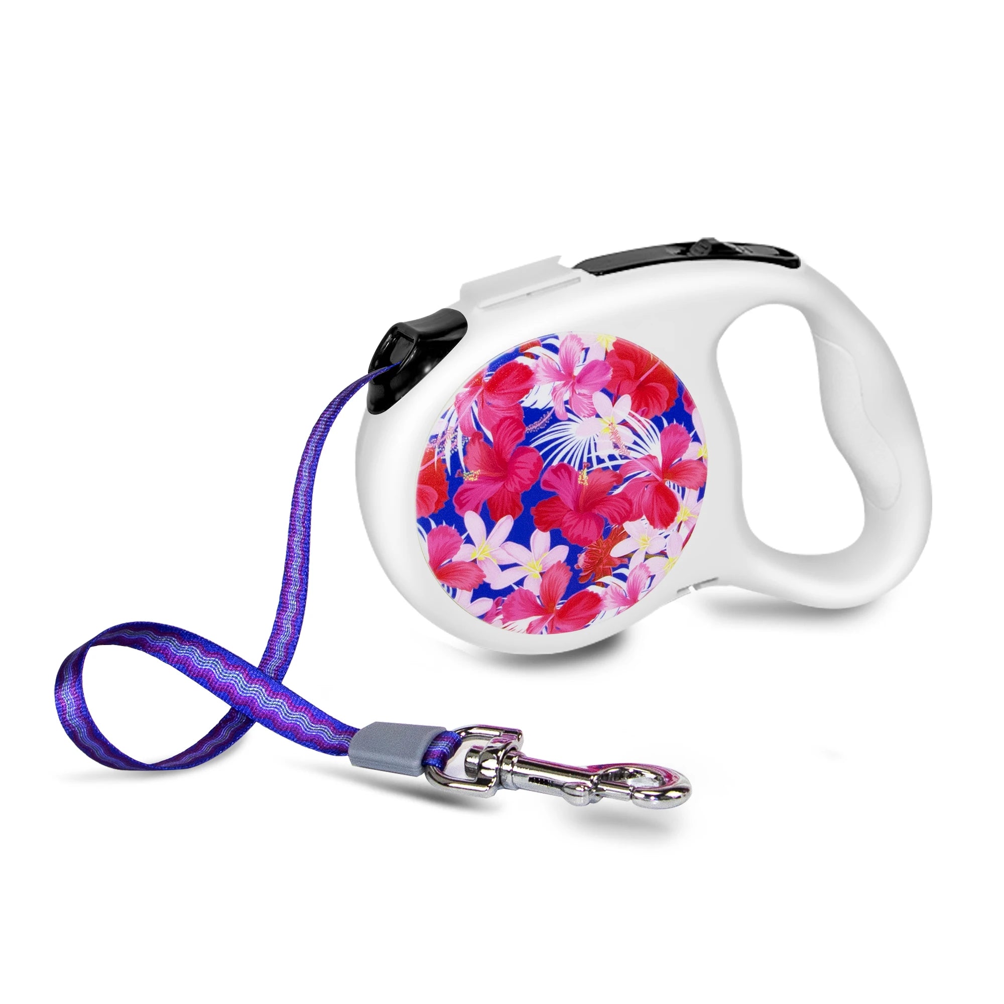 Newest Factory Kingspeed Luxury Rain Forest Retractable Adjustable Dog Leash with Customized Color & Printed Logo Nylon Material