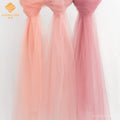 100% Polyester Wholesale Colorful Bridal Mesh Net Tricot Tulle Fabric Light pink for Wedding Dress Party Decoration