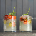 Lead Free American Style Whiskey Glasses 180ml Capacity Clear Color for Wine Beer and Coffee Beverages