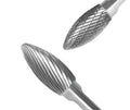 BEGUN Electric Polished Carbide Rotary Burrs & Metal Milling Cutter-Deburring & Finishing Tool Parts