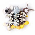 New Plush Toy for Dogs Cats Soft Hemp Cotton Toy Feature Hippo Kangaroo Koala