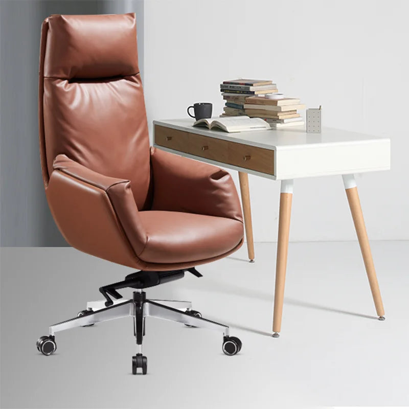 Wholesale China Ergonomic PU Leather Modern Lift Chair Desk Comfortable Executive Chair CEO Manager Big and Tall Office Chair