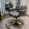 Ladies Women Parlour Beauty Gold Salon Chair Hair Salon Furniture