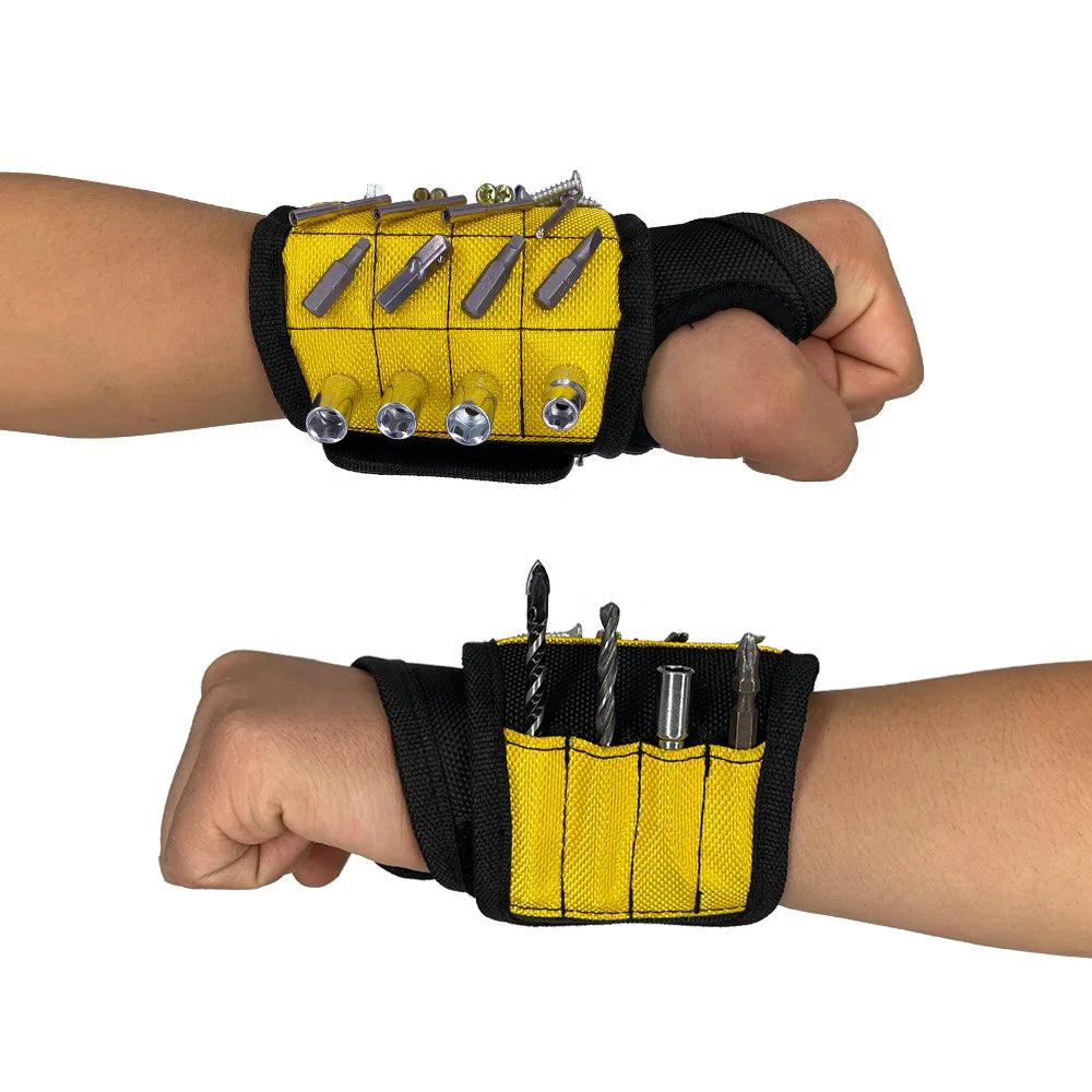Customized Durable Organizer Sewing Holding Pin Strong Magnets Magnetic Construction Wristband