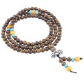 Wholesale 5mm African Sandalwood Couple Bracelet 108 Buddhist Beads Black Rosewood Bracelet