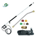 New Aluminum & Stainless Steel Telescoping Pressure Washer Wand 24 FT Heavy Duty 4000 PSI Max Extension 1 Year Warranty MegaBDM