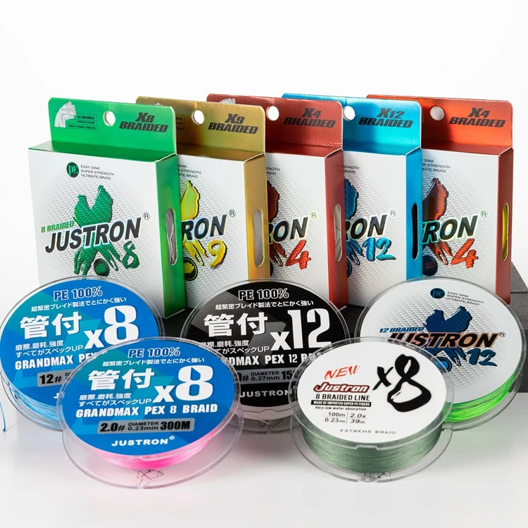 Brand 500m Strong Multifilament Floating 4X Umhpe Braided Fishing Line for Stream Lake & River
