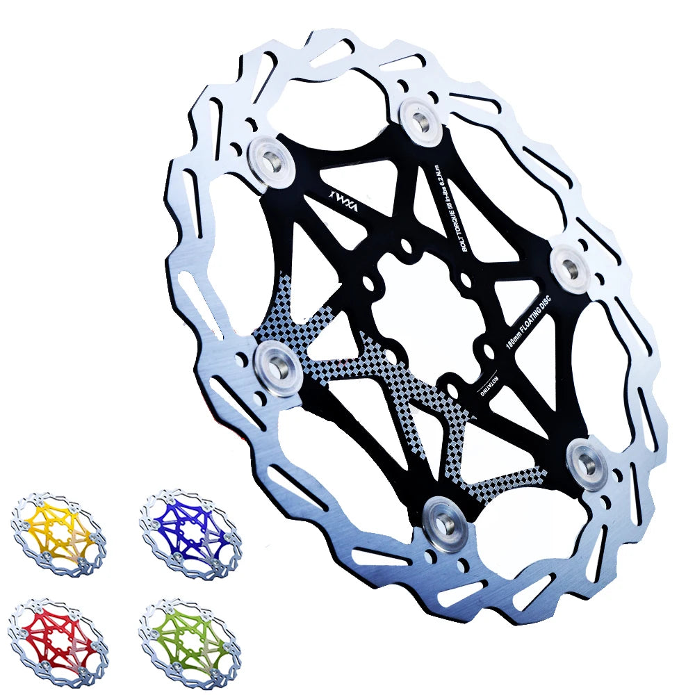 Vxm Floating Bicycle Brake Disc 160/180/203mm Strong Heat Dissipation Floating Anodized Hydraulic Disc Brake Parts