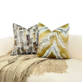 Wholesale Woven Jacquard Cushion Covers Square Metallic Luxury 18x18 Modern Design for Home & Hotel Decor