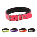 Luxury Waterproof EVA Padded Plastic Webbing Dog Collar Adjustable Personalized Small Medium Large Dogs Solid Pattern Rivet MegaBDM