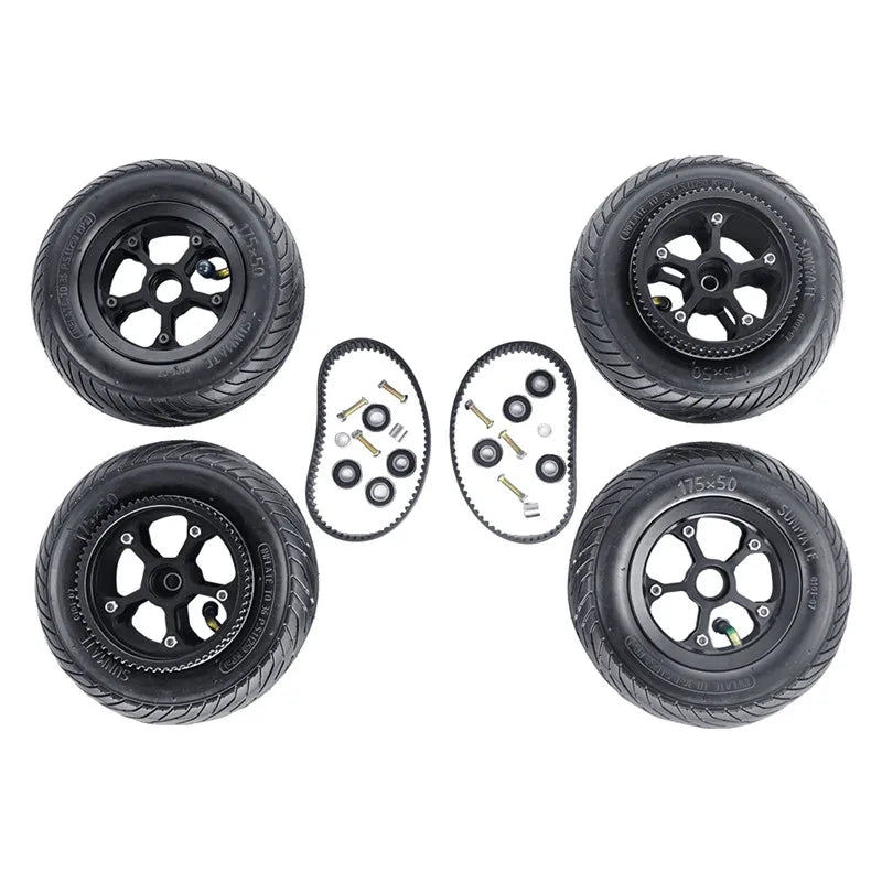 Flipsky 7" 175*50mm PU Mountain Wheels for Electric Skateboard Scooter-Skateboard Parts CE ROHS Certified 120KG Load Capacity